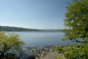 Shores of Windermere near Bowness at Millerground, Lake District