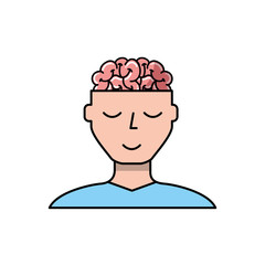 man character mental brain medicine