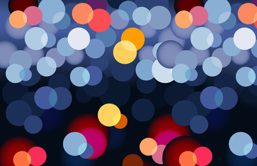 Bokeh abstract blurred light element that can be used for cover decoration or background