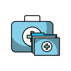 kit first aid folder report medical