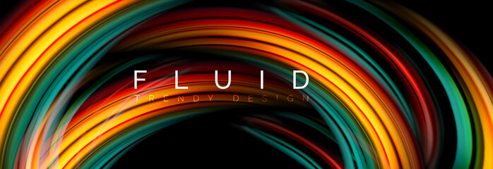 Fluid color motion concept