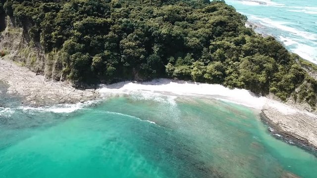 Exclusive beach in Guanacaste, Costa Rica. The only way in here is either by owning the property behind it or doing a 45 min hike which is only possible when the tide is low.