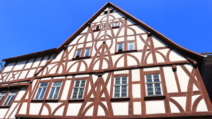 Fachwerkfassade in B&uuml;dingen