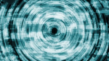 Tunneling within a complex digital world