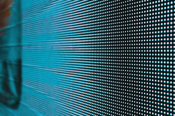 Blurred LED screen closeup. Bright abstract background ideal for any design