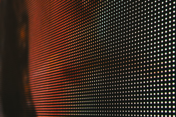 Blurred LED screen closeup. Bright abstract background ideal for any design