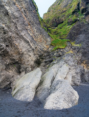 Reynisfjara black sand beach in South Iceland