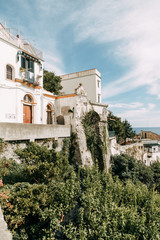 Amalfi coast in Italy, the most beautiful city. Streets and old architecture, narrow passages,...