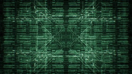 Passing through a cyber world