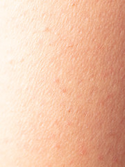 Fototapeta premium Girl's skin after depilation as a background