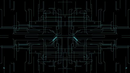 Wires and cables of a digital motherboard