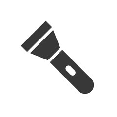 flashlight equipment, police icon related