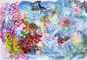 Fototapeta premium Painting as a Background