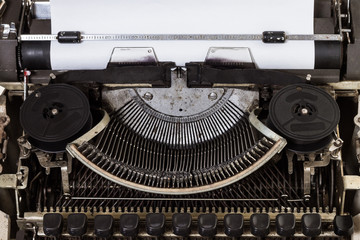 Close up Vintage Typewriter