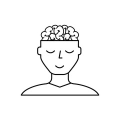 man character mental brain medicine