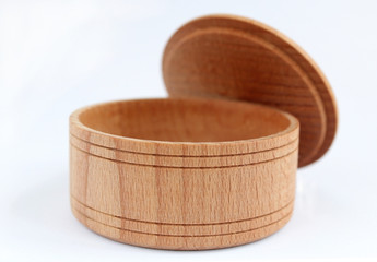  Empty wooden storage box