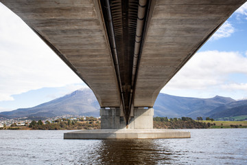 View underneath the Bowen Bridge