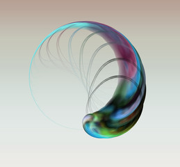 An abstract computer generated fractal design.