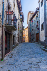 Fototapeta na wymiar Beautiful ancient village of Rupit (Catalonia, Spain)