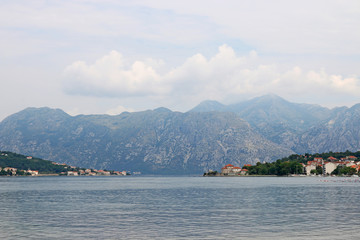 Kotor bay Montenegro landscape sea and mountains