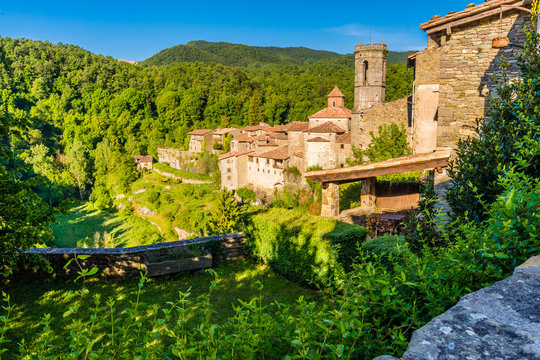Beautiful ancient village of Rupit (Catalonia, Spain)
