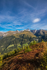 View To Top Of Austria Grossglockner 3.798m From Schoenleitenspitze 2.810m