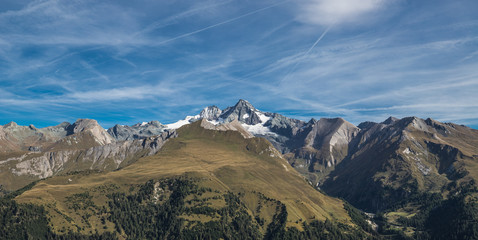 View To Top Of Austria Grossglockner 3.798m From Schoenleitenspitze 2.810m