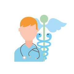 doctor staff medical caduceus emblem