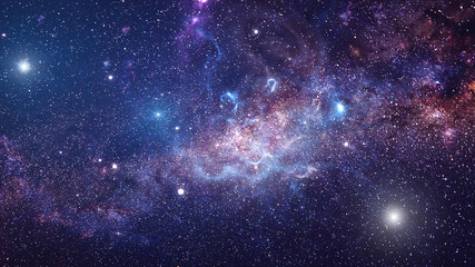 Naklejka premium Background of galaxy and stars