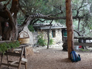 romantische Hütte
