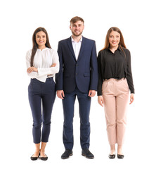 Obraz premium Group of business people on white background