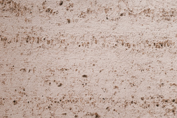Distressed White Overlay Texture of Old Antique Spongy Stone Concrete Wall. Rough Grunge Old Abstract Background. 