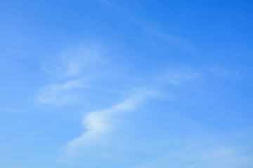 Fototapeta premium View of beautiful blue sky