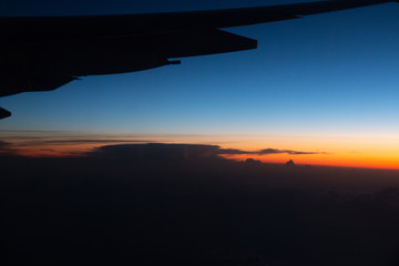 Vue depuis l'avion