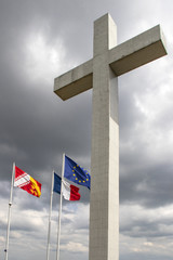 Obernai. Monument Mémorial national de l'ADEIF, situé sur le Mont National. Alsace. Bas-Rhin. Grand Est