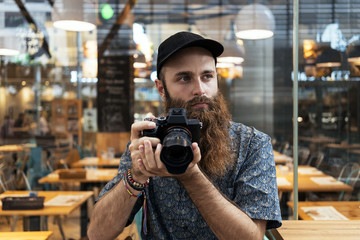 Professional Photographer taking photos