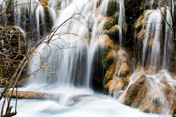 四川九寨沟冬季风光