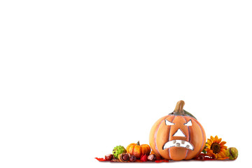 Halloween Freisteller Isoliert Kürbis