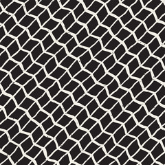 Simple ink geometric pattern. Monochrome black and white strokes background. Hand drawn ink texture for your design..