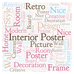 Interior Poster word cloud.