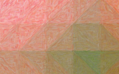 Illustration of pink and green Impasto with color variations background.