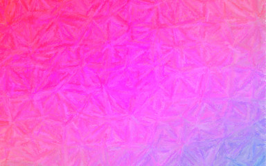 Abstract illustration of red purple and blue Crayon background, digitally generated.