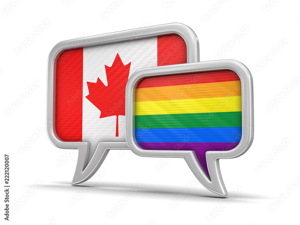 Poster speech bubbles with flags. image with clipping path
