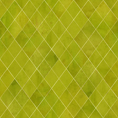 Fototapeta premium Argyle geometric watercolor seamless pattern
