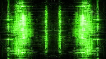 Green and online digital art