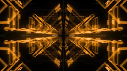 Flying through a complex and technological complex