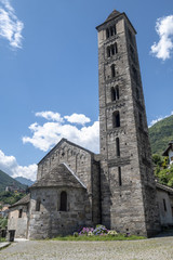 Fototapeta na wymiar Villadossola, Italy: San Bartolomeo church