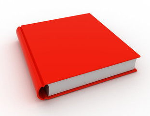 Big book. 3d render illustration