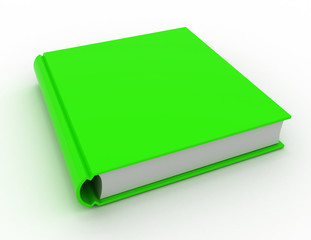 Big book. 3d render illustration