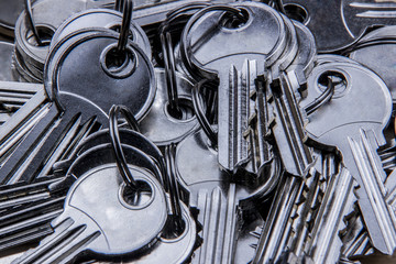 Pile of keys, background